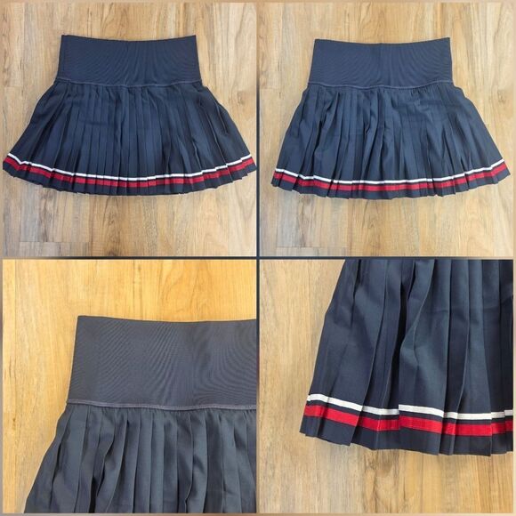 ☔️🩵⏭️NWT Blue Racerback Sleeveless Top & Pleated Skort Set Medium - Picture 10 of 13